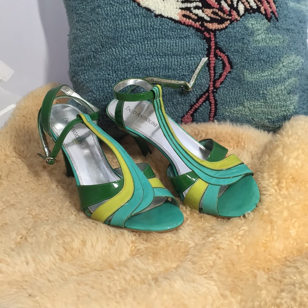 Ankle strap high heeled sandals - Picture 1 of 4